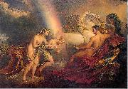 George Hayter Venus, supported by Iris, complaining to Mars France oil painting artist